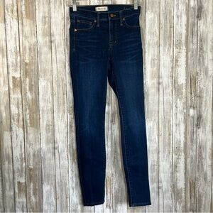 Madewell Dark Wash 9” High Rise Skinny